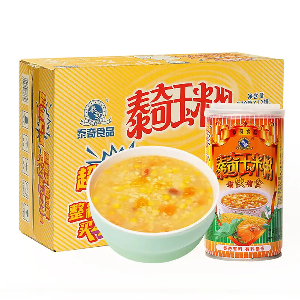 Taichi Corn Eight-Treasure Congee - 370g x 24 Cans/Box