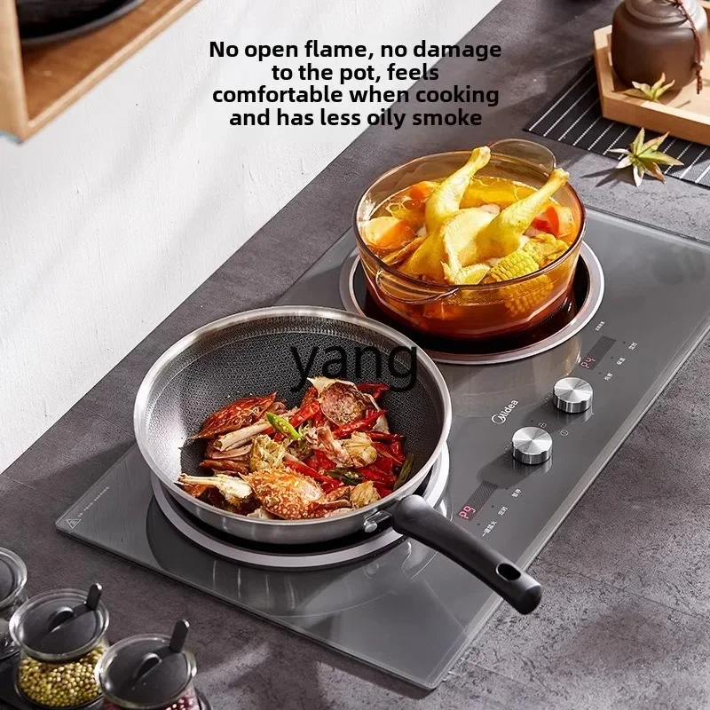 CX double stove desktop electromagnetic stove platinum drill panel embedded electric ceramic stove