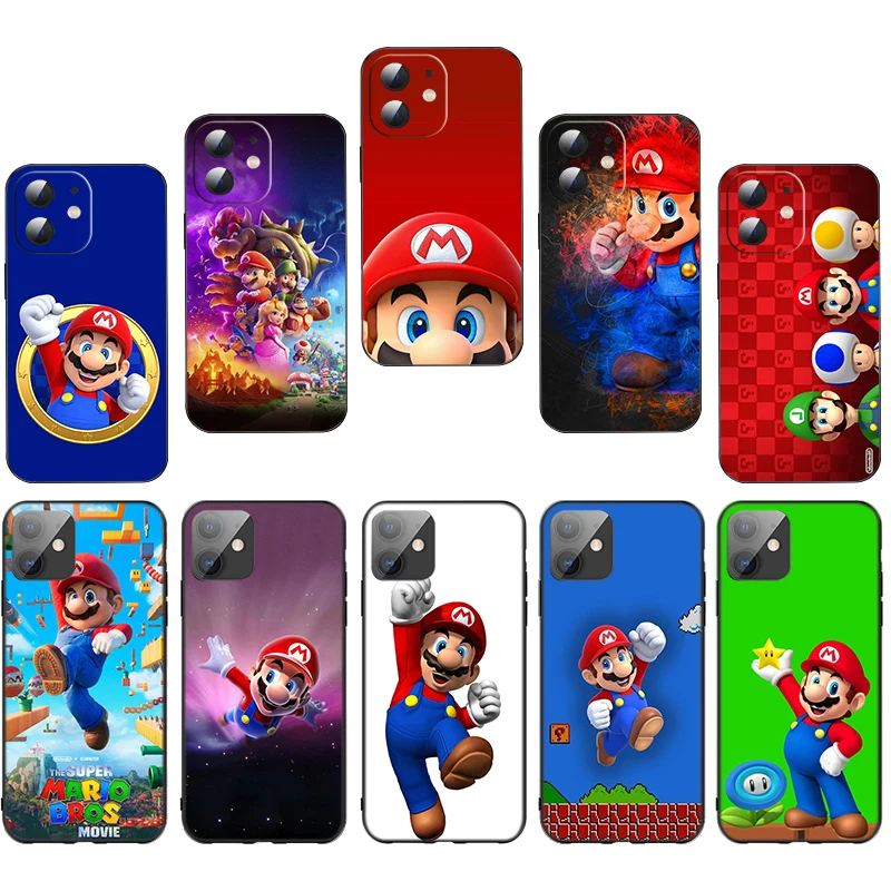 

X29 M-Marios Soft Silicone Case for Samsung Galaxy S21 S23 FE S24 Ultra Plus A15 A25 35 A54 A55 5G Caver