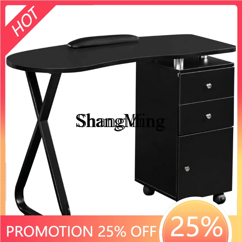 

ZYY manicure table beauty salon casual manicure technician workbench supply mobile manicure table