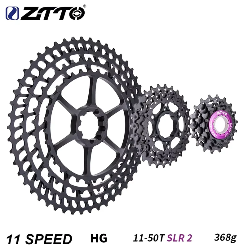 ZTTO 11-52T MTB HG Cassette 11S 11-50T SLR2 Sprocket Bike UltraLight 371g CNC Freewheel