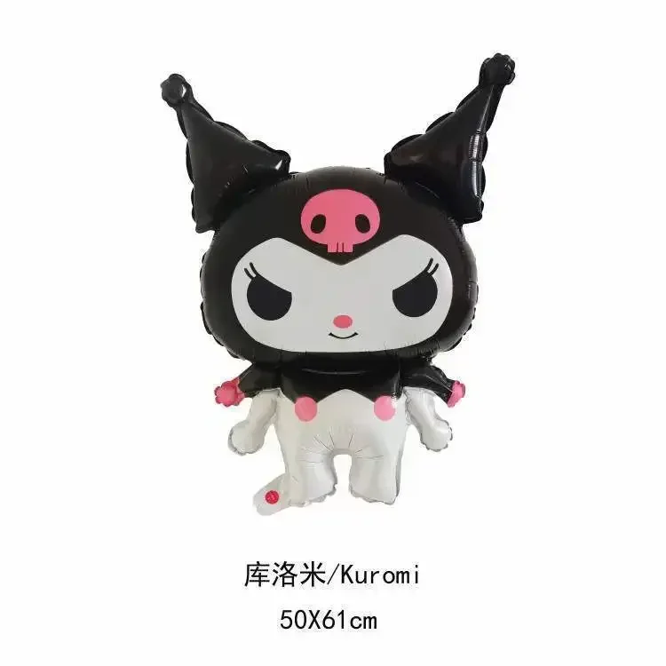 Sanrio Kawaii Ballon Kinder alles Gute zum Geburtstag Party Dekorationen Kawaii Anime Hallo Kitty Kuromi Melodie Cinna moroll Ballon