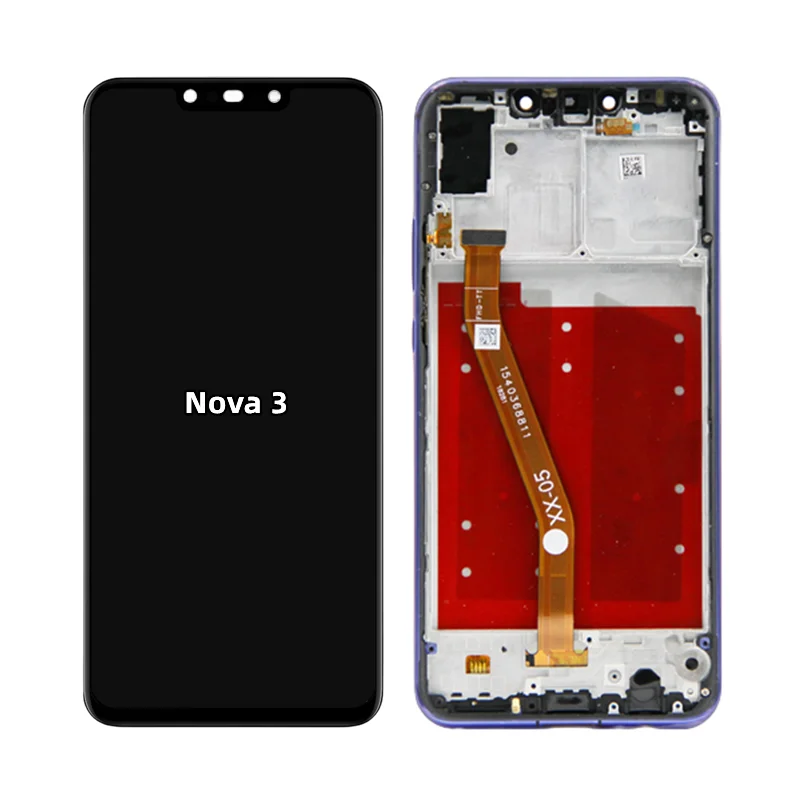 For Huawei Nova 3 LCD PAR-LX1 PAR-LX9 LCD Original With frame Mobile Phone Display Touch Screen Digitizer Assembly Replacement