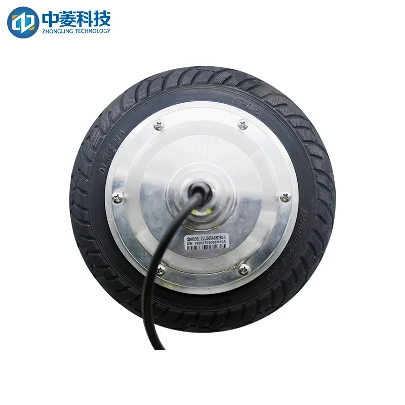 High Torque 8 Inch 48V 40N.m Brushless Electric Wheel Hub Motor 1024 Encoder  Bldc agv Robot Servo Motor