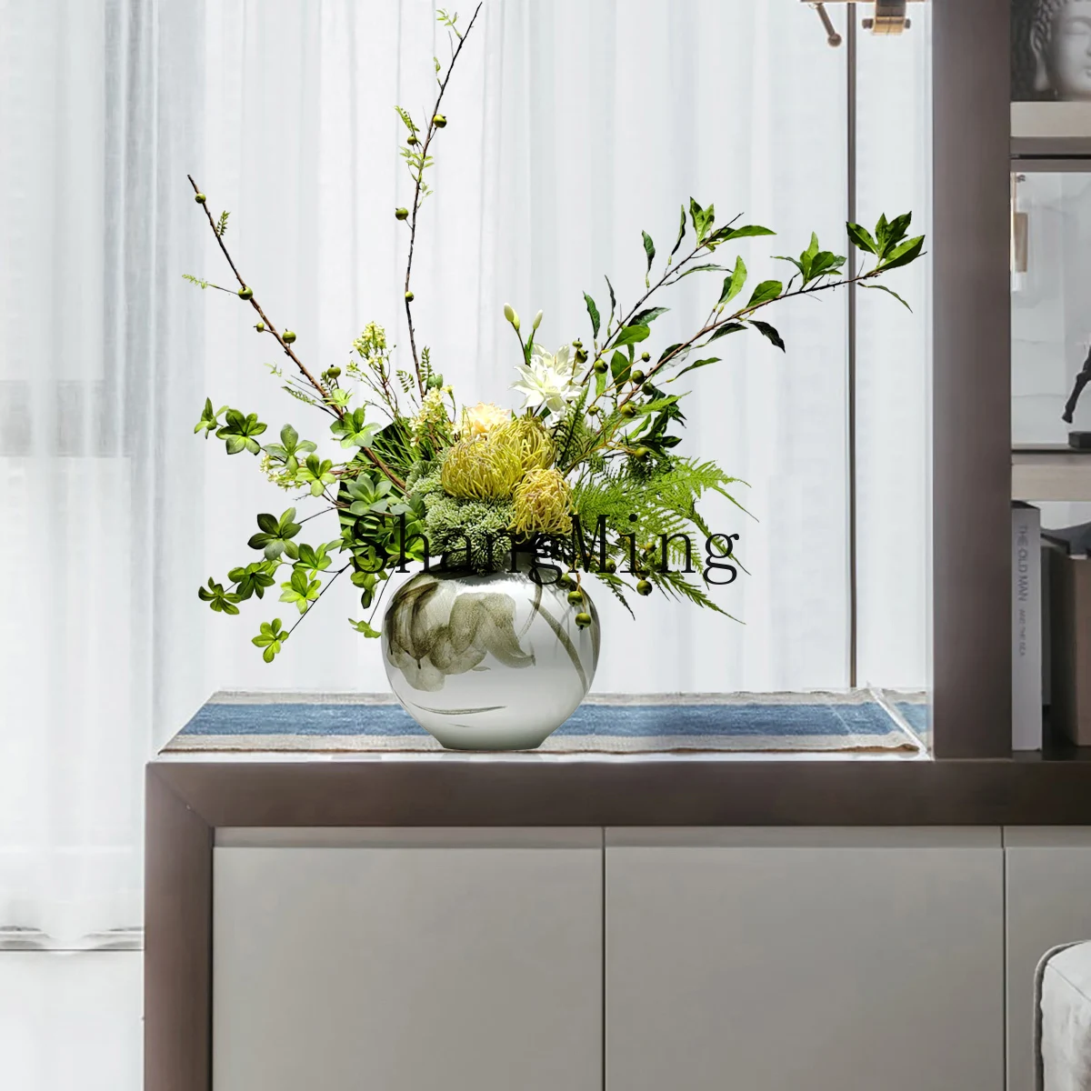 

ZYY Fashion Simulation Flower Art Green Plant Sales Office Hotel Front Desk Tea Room Coffee Dining Table Flower Decoration