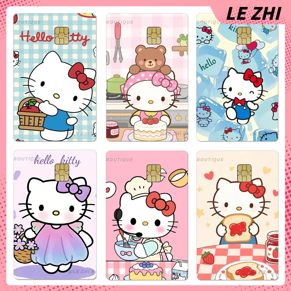 

Cartoon Anime Sanrio Diy Waterproof Protective Film Sticker Kawaii Hello Kitty Dessert Food Flowers Shining Star Love Sticker