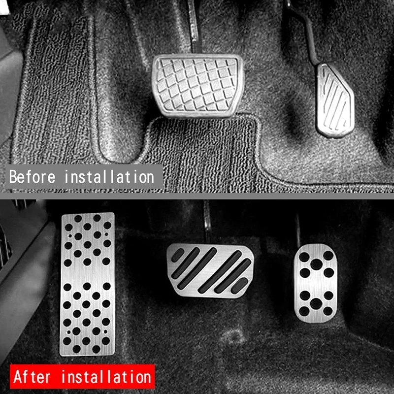 For Toyota Raize A200 2020 2021 2022 Stainless Steel Pedals Non Slip Performance Foot Pedal Pads Auto Pedal Covers accessories