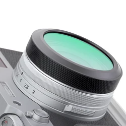 Haoge MC UV Camera Lens Protection Filter for Fujifilm X100VI Fuji X100V Camera with integrated adapter ring Black LUV-XVIB