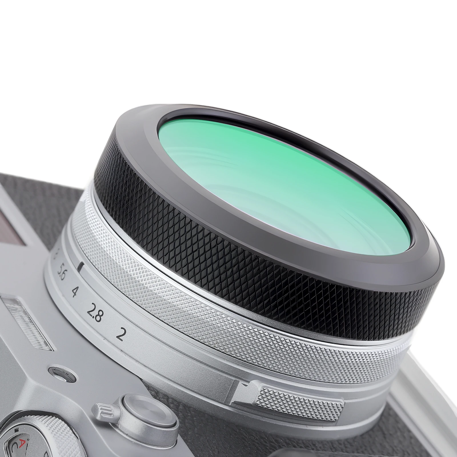 Haoge MC UV Camera Lens Protection Filter for Fujifilm X100VI Fuji X100V Camera with Integrated Adapter Ring Black LUV-XVIB