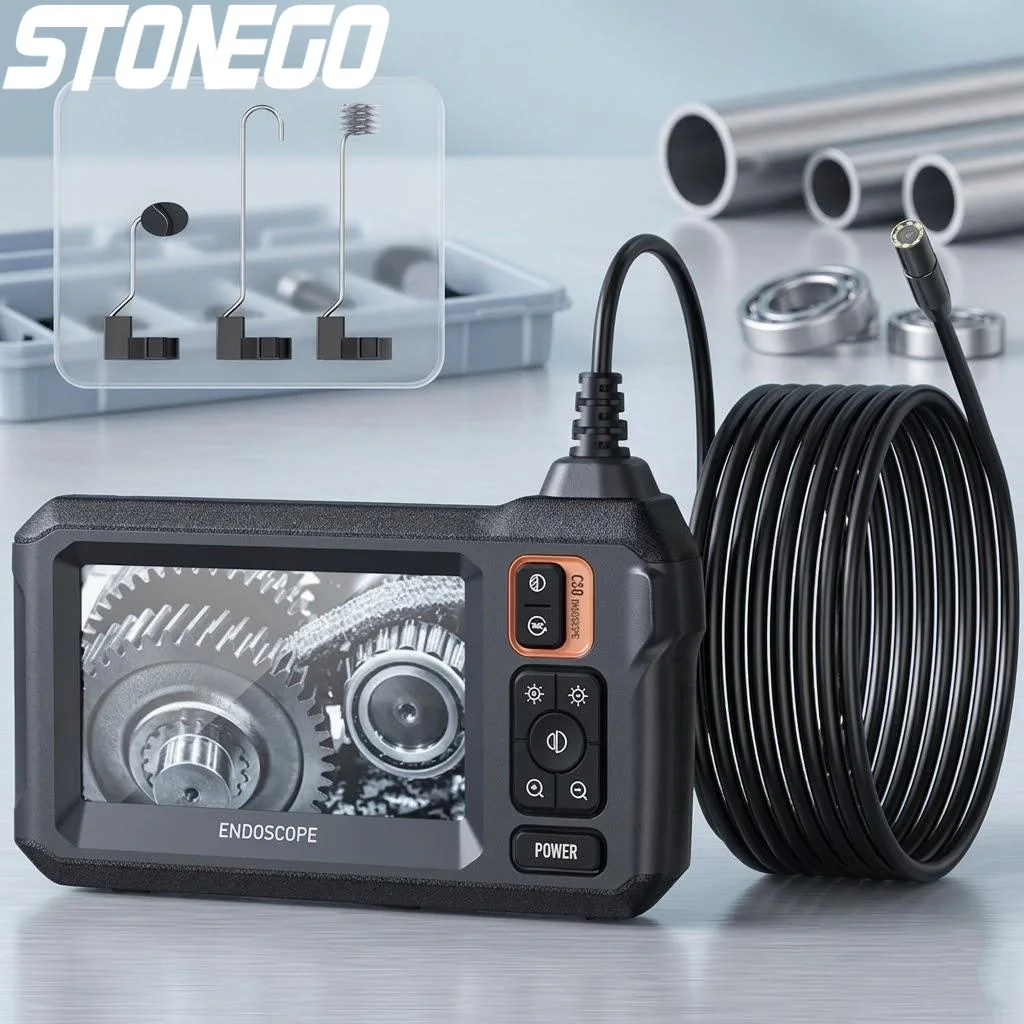 

1080P HD WiFi Endoscope Inspection Camera 43 Inch Screen 1 5 10m Cable for Car Repair and Auto Electrical Pipeline Diagnostics