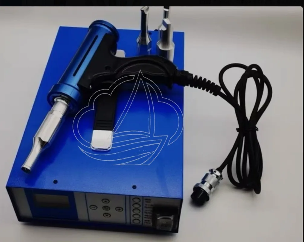 Handheld Ultrasonic Spot Welding Gun, Portable Welder for Conveyor Belt Fabric Plastic & Car Interior Door Panel Modification