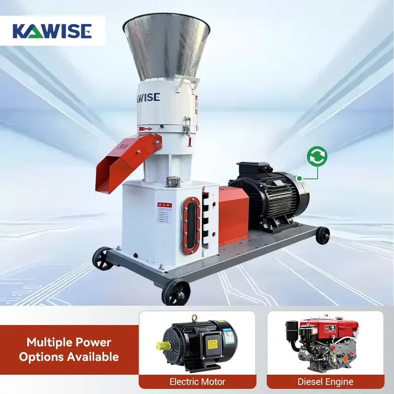Feed Pellet Machine with Rotating Roller Flat Die for Small Farm Poultry and Livestock Feed Making Daily Use view 2