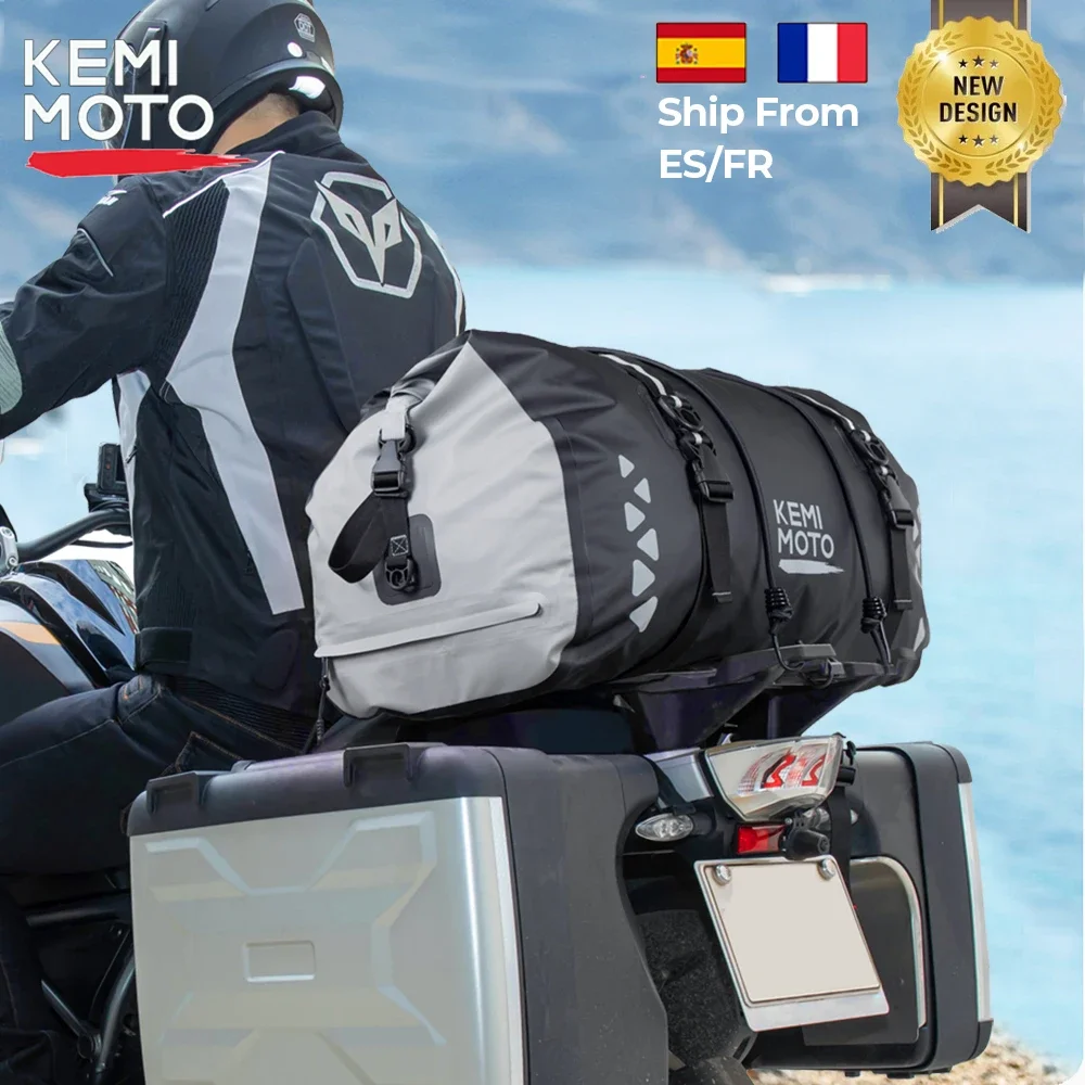 50L Motorcycle Traveling Bags Waterproof Bag Rider Package Universal For MT07 MT09 R1 R3 R1250GS F800GS G310R R1150R
