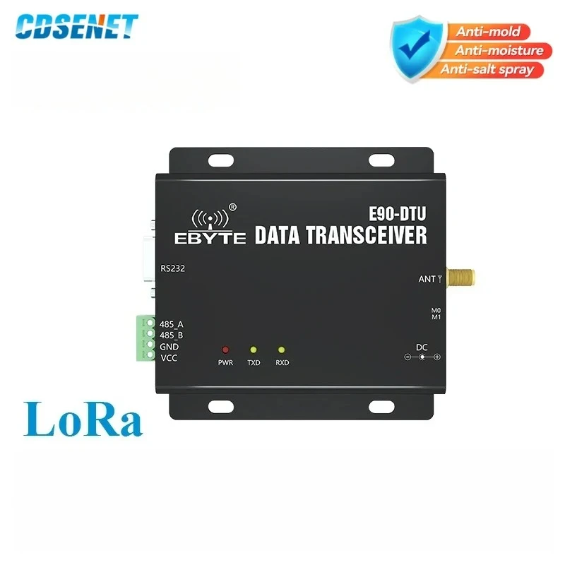 

Wireless Transceiver LoRa RS232 RS485 170/433/868/915MHz 2.4G E90-DTU Long Range 5-16km PLC Transceiver Receiver Radio Modem