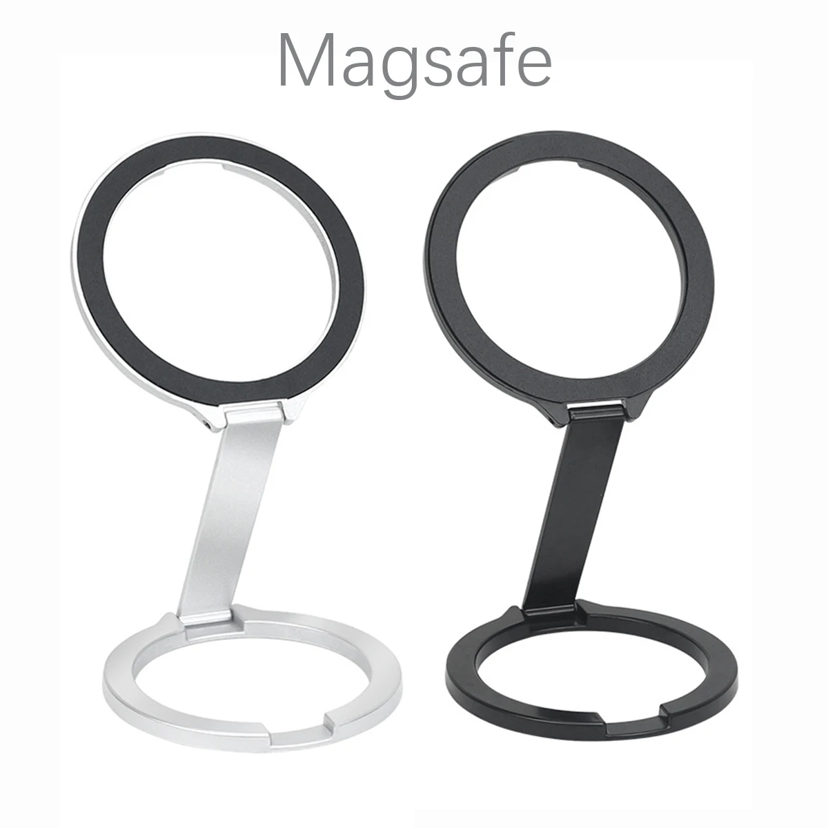 For Magsafe Magnetic Metal 1Pcs Strong Suction Rotating Double And Sided Sdsorption Alloy Portable Universal Desktop Creative