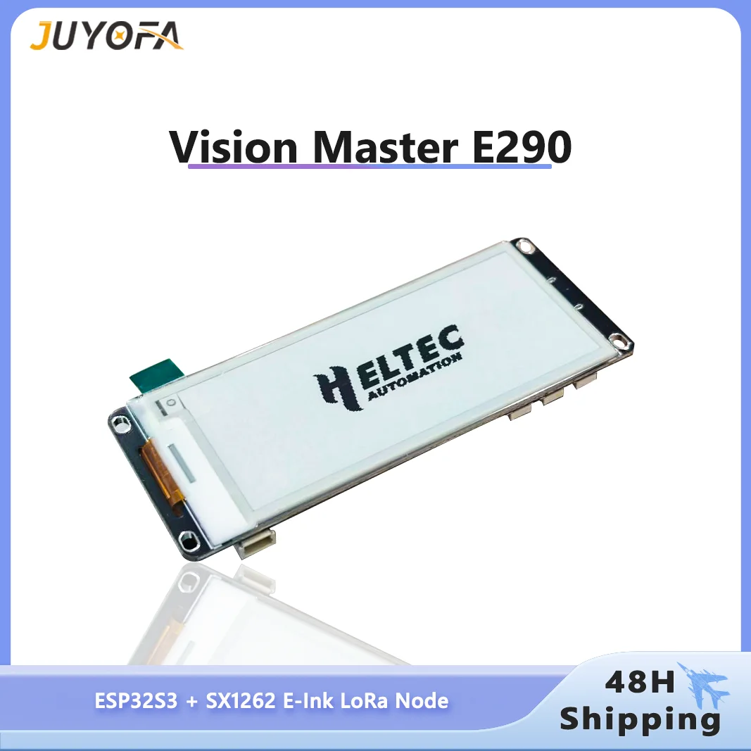 Heltec Meshtastic E290 ESP32 SX1262 LoRa Devboard Kit with 2.90-inch E-Ink Display BLE WiFi Type-C USB Compatible with Arduino