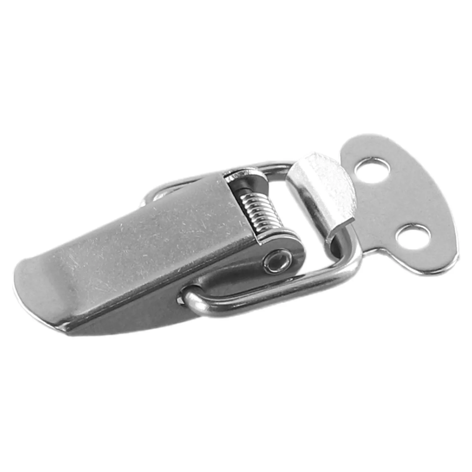 4pcs Box Lock Stainless Steel Spring Loaded Clamp Clip Case Box Latch Catch Toggle For Cabinet Closet Boxes Household Hardware