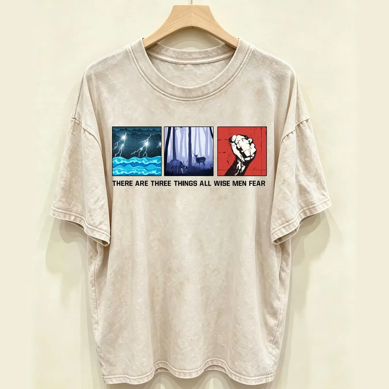 washed T Shirt The Name Of Wind Things All Wise Men Fear Bookish Kingkiller Chronicle Kvothe Book Lover long or short sleeves