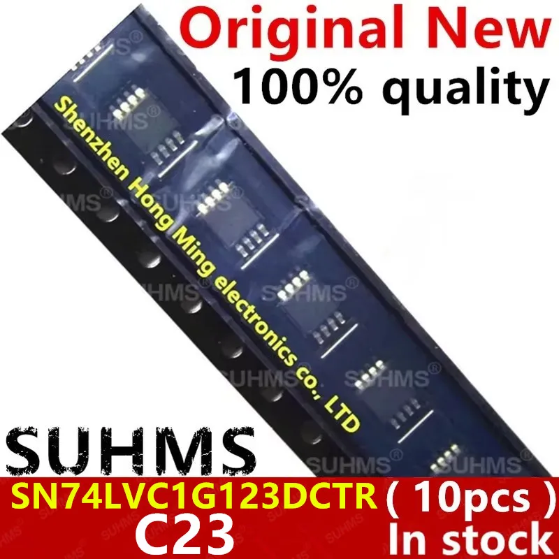 (10piece)100% New SN74LVC1G123DCTR SN74LVC1G123DCT SN74LVC1G123 C23 vssop8