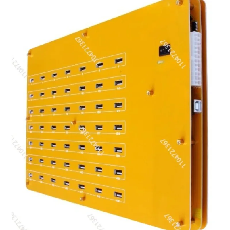 for Windows/Mac OS/Linux/Phone New Industrial Grade 49 Port High-Speed Hubs/Charger with Data Transmission USB 2.0   1pcs
