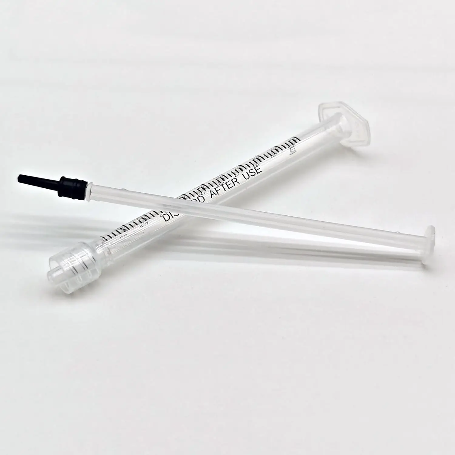 100 Stück/50 Stück/1 Stück Labor- und Industriespritze mit 1 ml Fassungsvermögen und Luer-Lock-Anschluss, geeignet für Probenentnahmegeräte, Klebstoffspender in Laboren, DIY-Industrieanwendungen, nicht steril, nicht me – Detail 7
