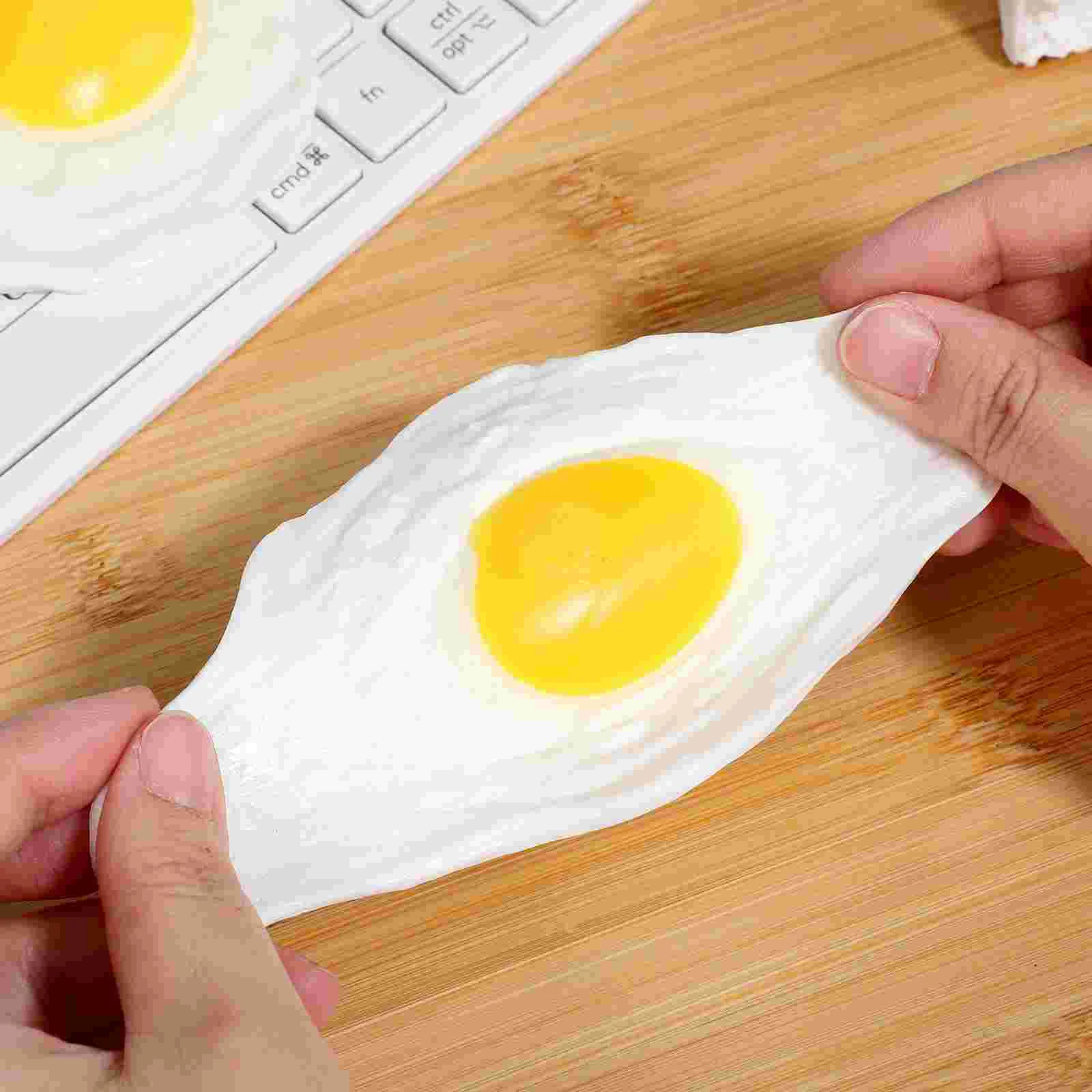 Chicken Lay Egg Toy Poached Omelette Toys Eggs Anti-stress Favors Soft Glue