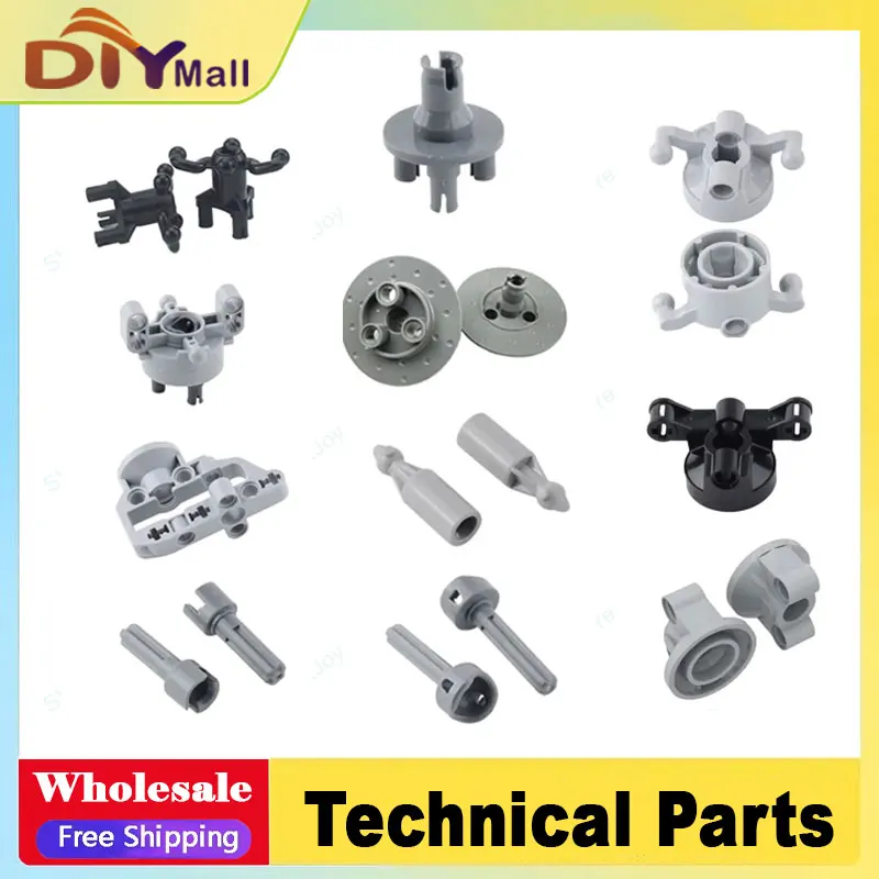 

Корпус портальной оси MOC, рулевая ступица, сверхмощная подвеска, строительные блоки, совместимые с Legoeds 92908/35189/46490