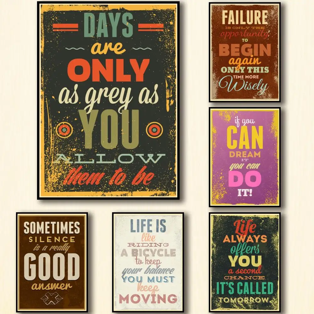 

31Style Choose Motivational Life Quotes Print Art Canvas Poster For Living Room Decoration Home Wall Picture