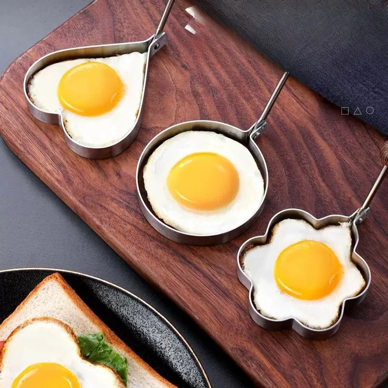 

316 stainless steel omelette mold love round poached egg artifact food grade setting mold commercial non-stick
