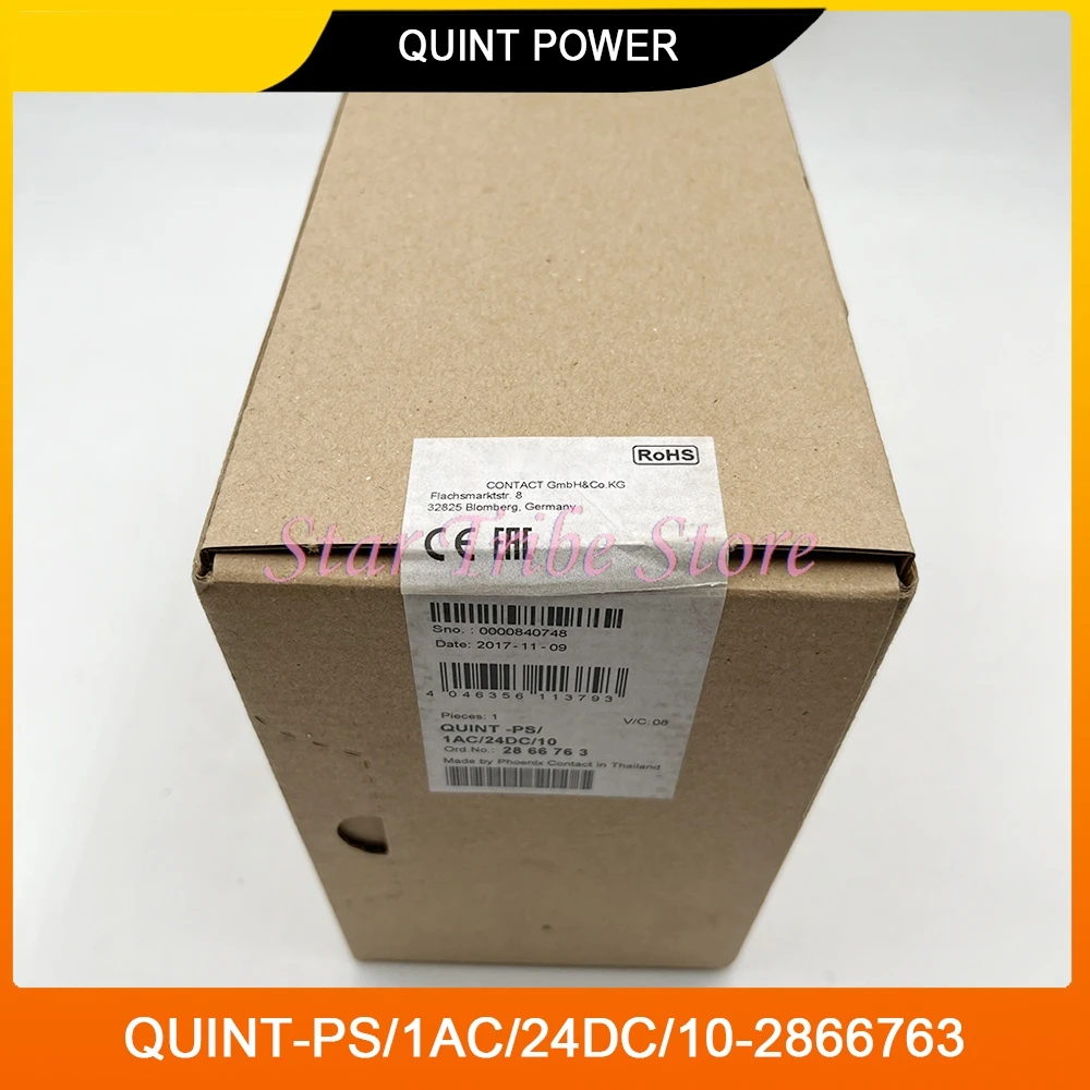 

New 2866763 Power Supply QUINT-PS/1AC/24DC/10 24 V DC / 10 A