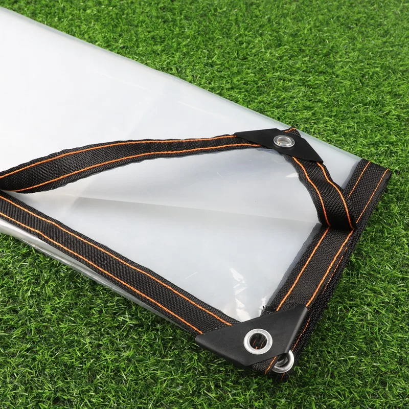 

0.14mm/0.16mm Transparent Tarpaulin Waterproof Cover Greenhouse Succulent Plants Keep Warm Film Balcony Rainproof Cloth