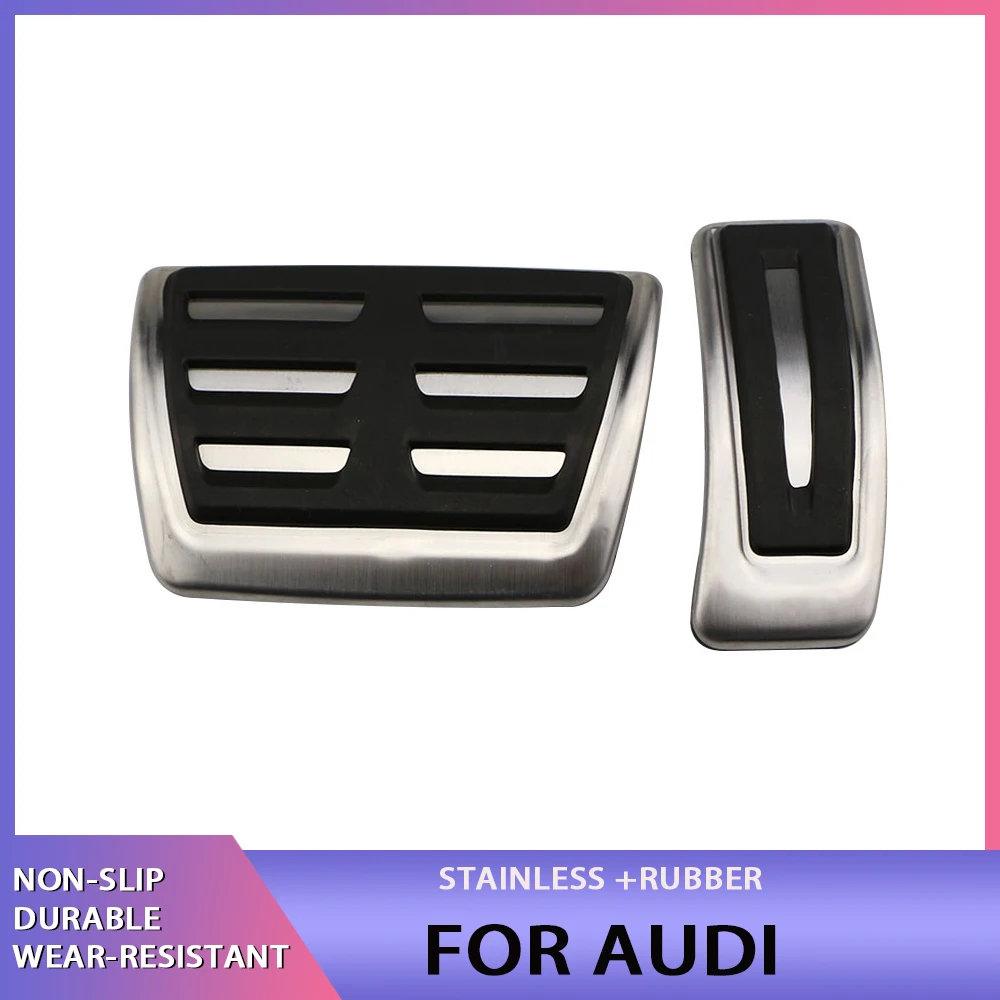 Car Fuel Brake Pedal Cover for Audi A4 B8 A5 B8 A6 B8 2008-2019 A7 Q5 Q7 Q8/For Porsche Macan Cayenne RHD Car Accessories