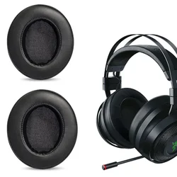 Replacement Earpads For Razer Nari 7.1 THX / Nari Ultimate Wireless Headset Headphones Leather Sleeve Earphone Earmuff ear pads