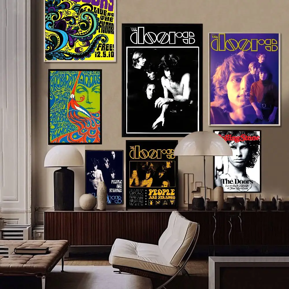 The Doors Singer Good Quality Prints and Posters Vintage Room Bar Cafe Decor Home Decor