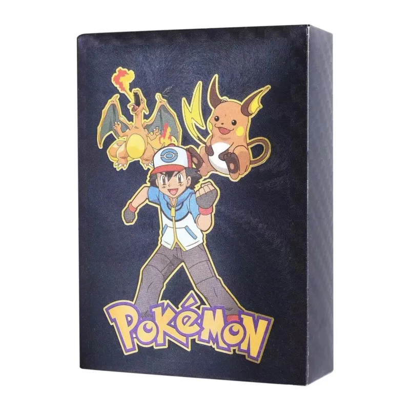 55pcs Cards Gold Vmax GX Card Box Charizard Rare Collection Battle Trainer Card Box Children Boy Toys Gift