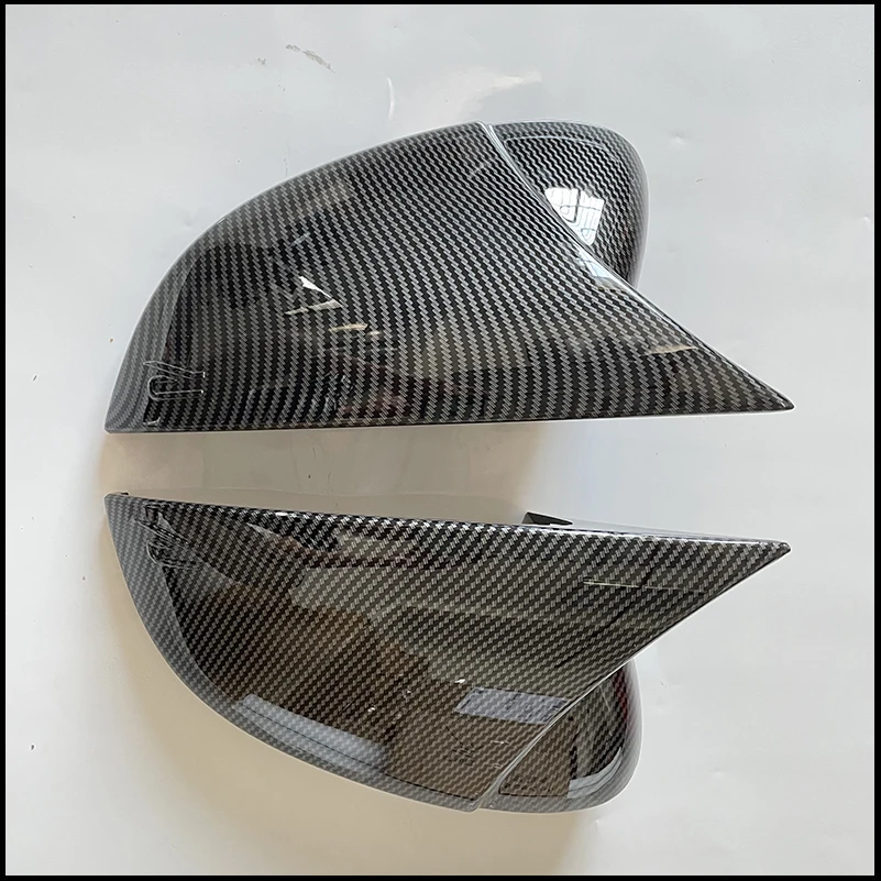 Car Styling For VW Volkswagen Golf 8 MK8 GTE GTD GTI R-Line 2020~2022 Side Rearview Mirror Cover Cap Trim With Horn Accessory