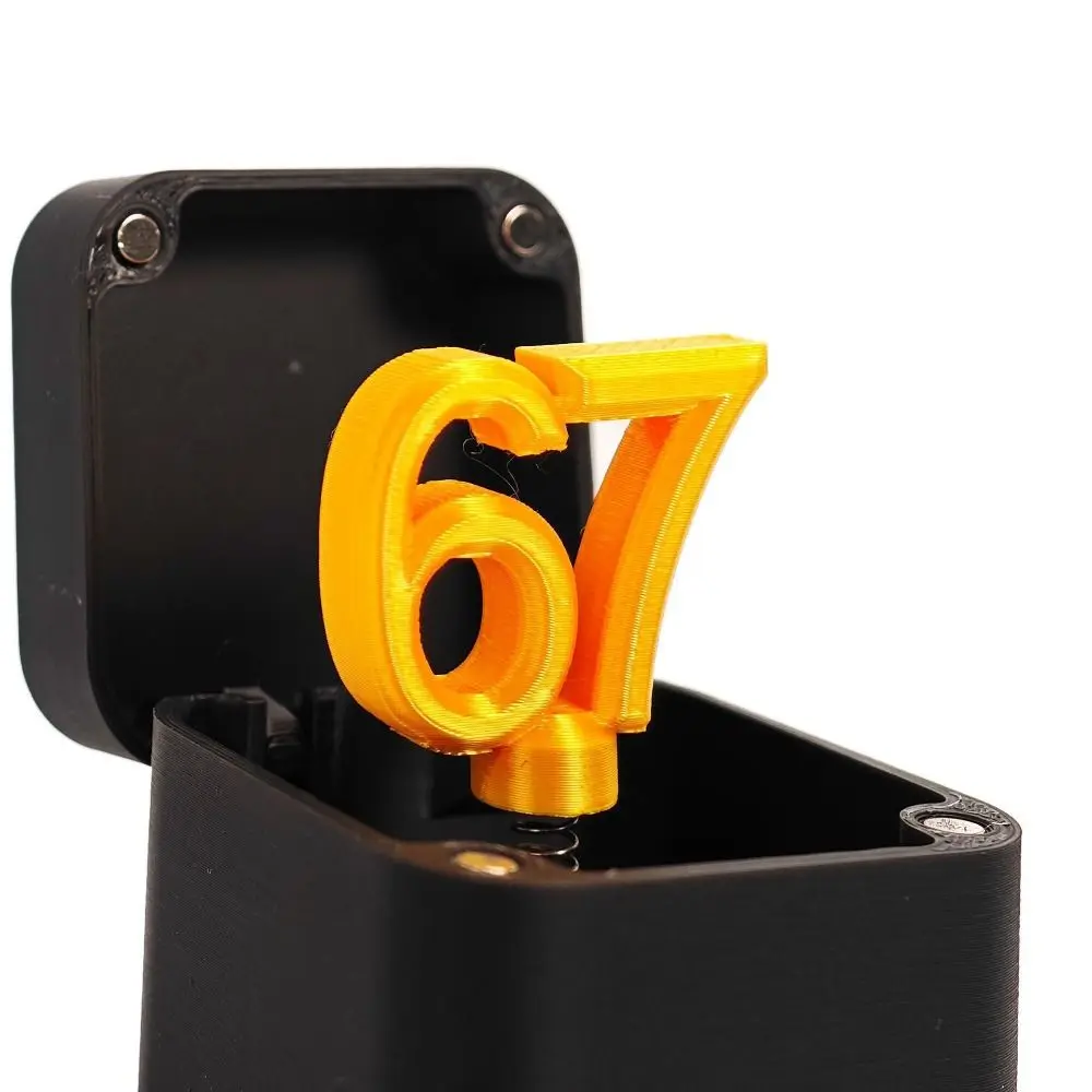 Funny Interesting Prank Gift Box 3D Printed Novelty Number 67 Desk Decoration Christmas tree Creative Pop-Up Surprise Gifts