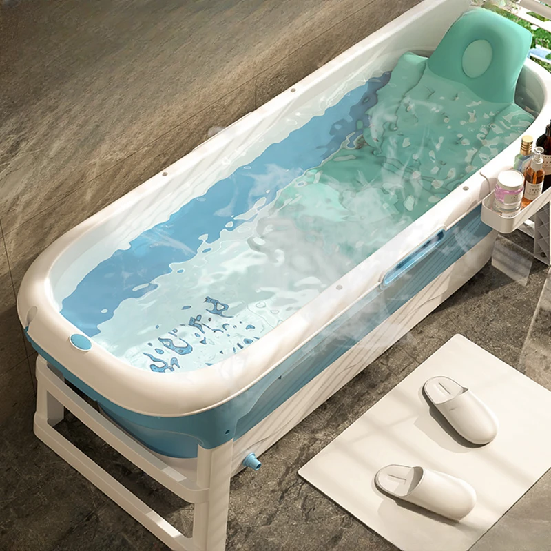 

Bathe Baby Simple Bathtub Outdoor Large Family Pool Pedicure Inflatable Folding Adults Spa Adult Tina Plegable Half Body Bath