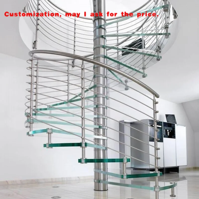

на заказ. Простая установка коммерческой стеклянной лестницы