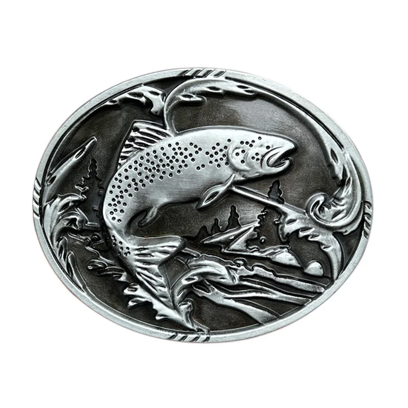 Fishing casual style belt buckle