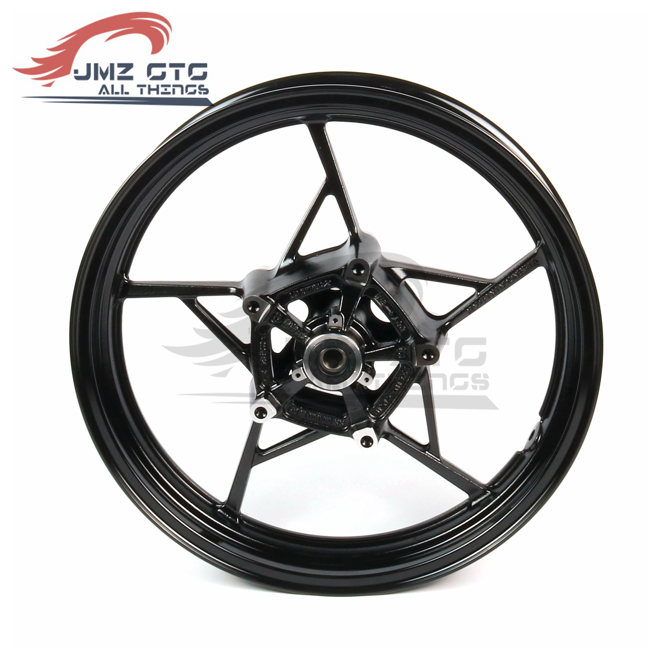 Motorcycle Wheel Rim  For KAWASAKI NINJA400 Z400 2018-2019-2020-2021-2022 Black Aluminum Alloy High Quality