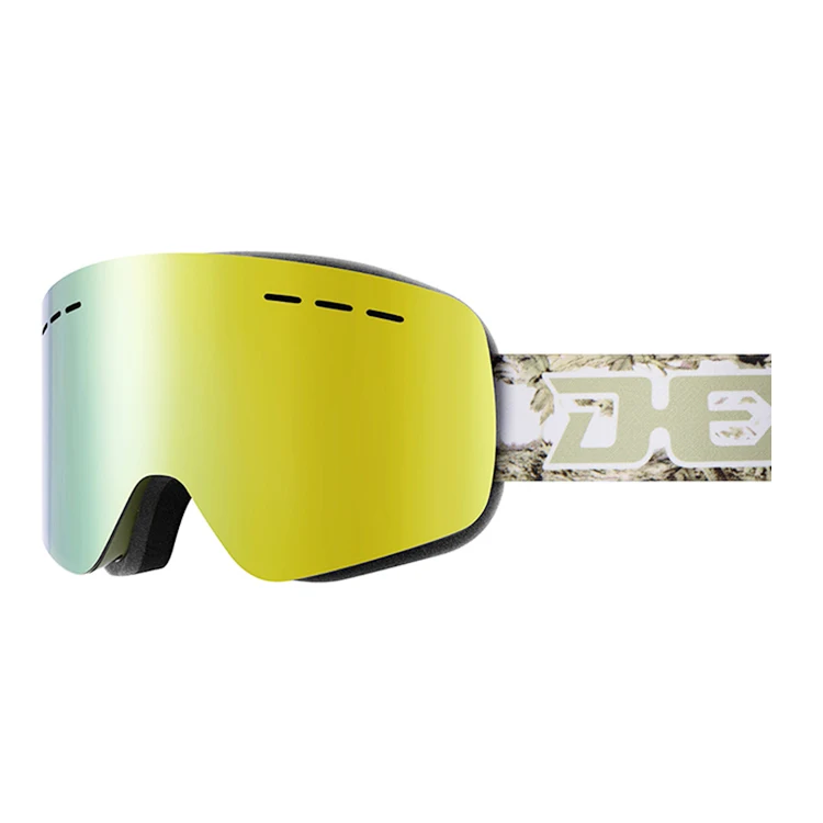 Gafas deportivas de esquí con marco de TPU, lentes intercambiables OEM, protección ocular para deportes de nieve, gafas de esquí para hombres y mujeres