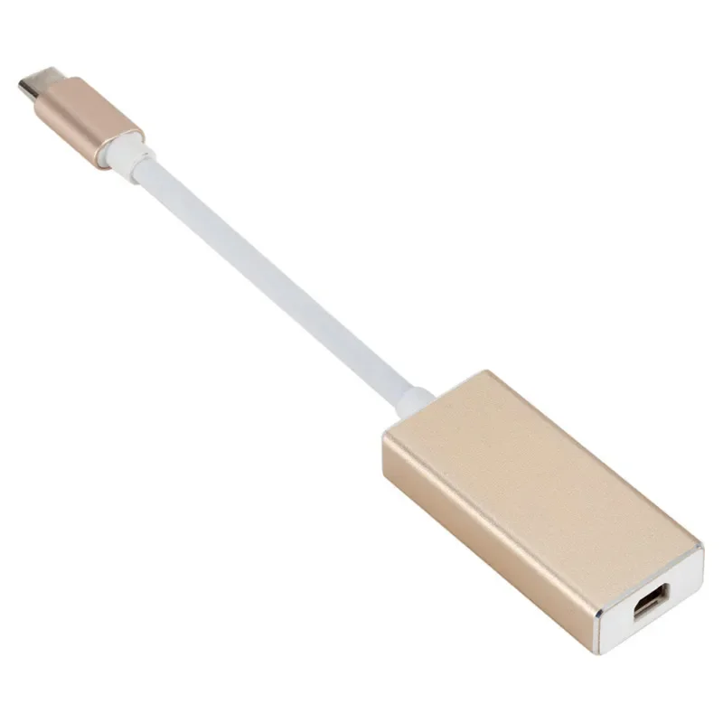 Typ C USB C na Mini DP 4K typ C na Mini Port wyświetlacza Adapter podłącz i graj Thunderbolt 3 na Mini DP konwerter dla MacBook Pro