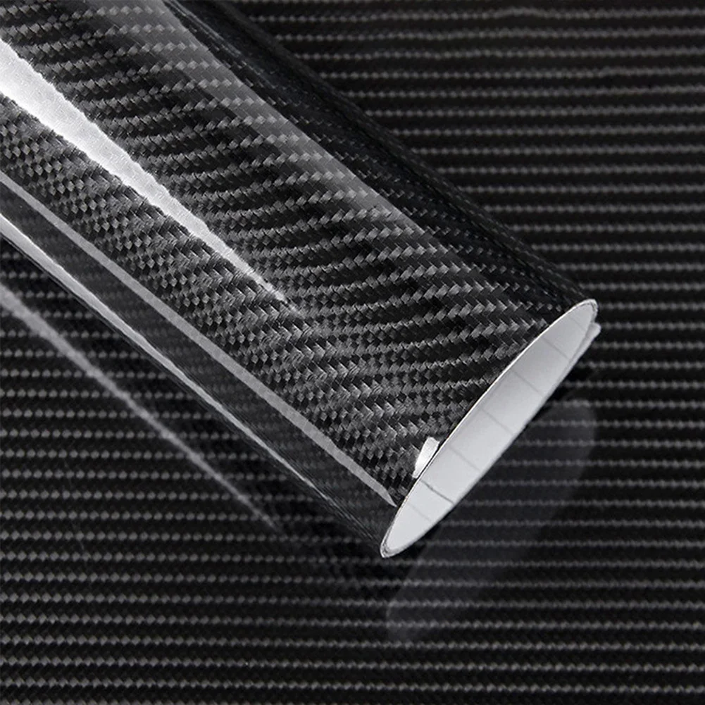Carbon Fiber Car Rear Bumper Trunk Tail Lip Sticker Fit Carbon Fiber Pattern PVC Material 90x8cm Size Carbon Fiber