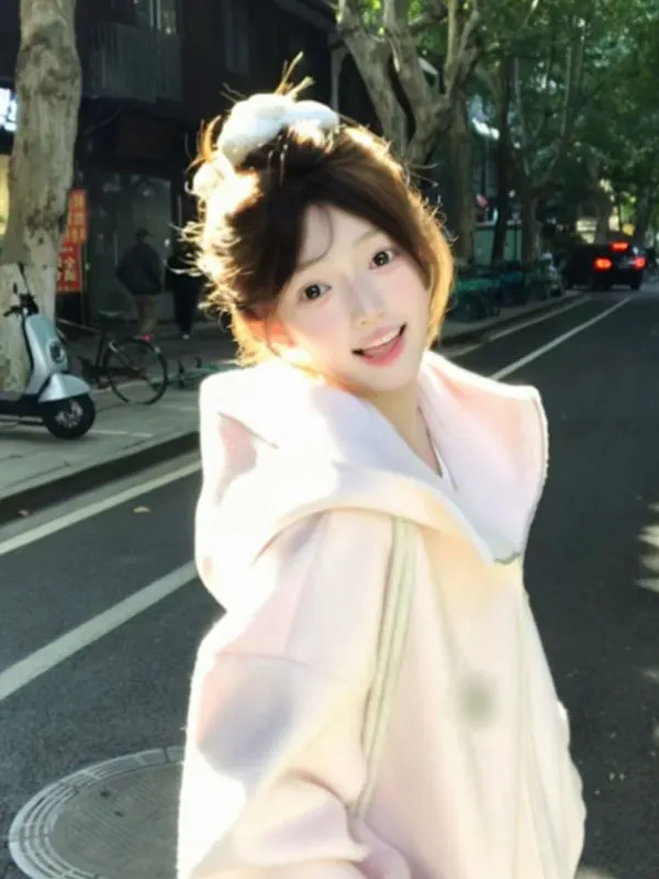 

Модный уникальный топ-худи на молнии свободного кроя с круглым вырезом для молодых женщин