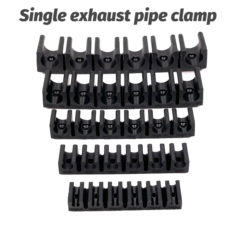 U-shaped buckle tracheal clamp, multiple tube holder nylon fixed slot pipe clamp SX-4 6 8 10 12 TM-D4 D6 D8 D10 D12