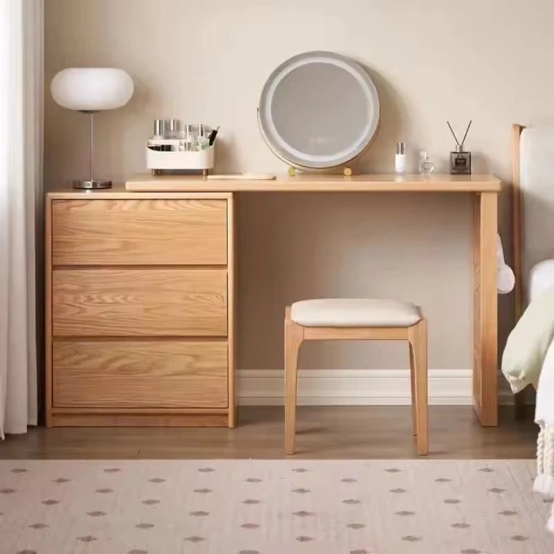 

Nordic modern solid wood bedroom and living room chest of drawers with six drawers