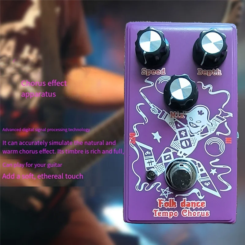 

A99I-Chorus Guitar Effect Pedal Electric Guitar Chorus Effects CHORUS Guitar Pedal Effect