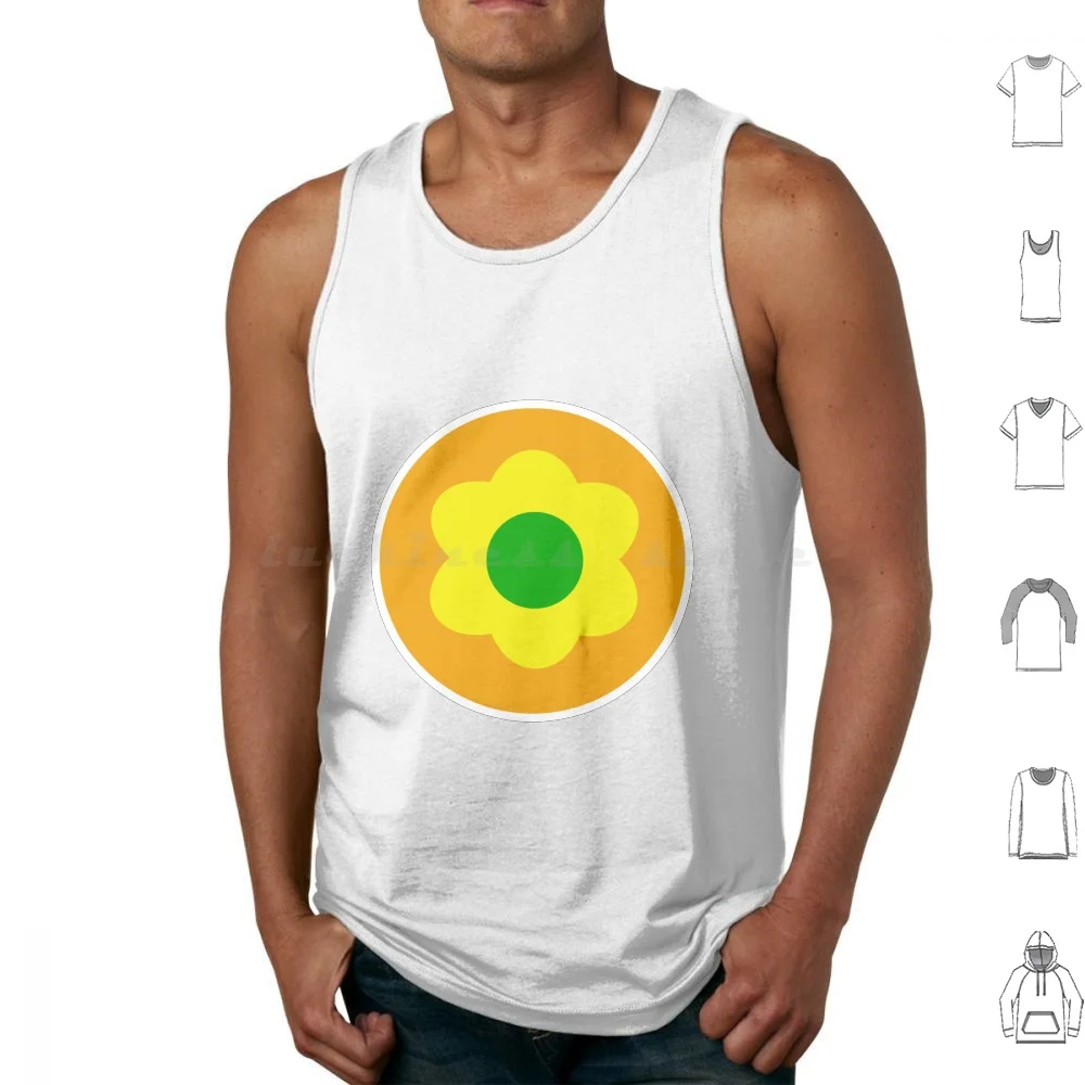 

Daisy Tank Tops Vest Sleeveless Daisy Luigi Bros Games Gaming