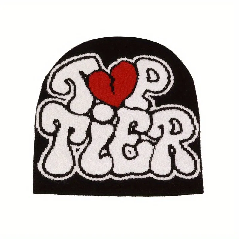 

Alphabet Warm Fashion Hundreds of Warm Hats Cold Knitted Bean Hats Unisex High-Quality Hats